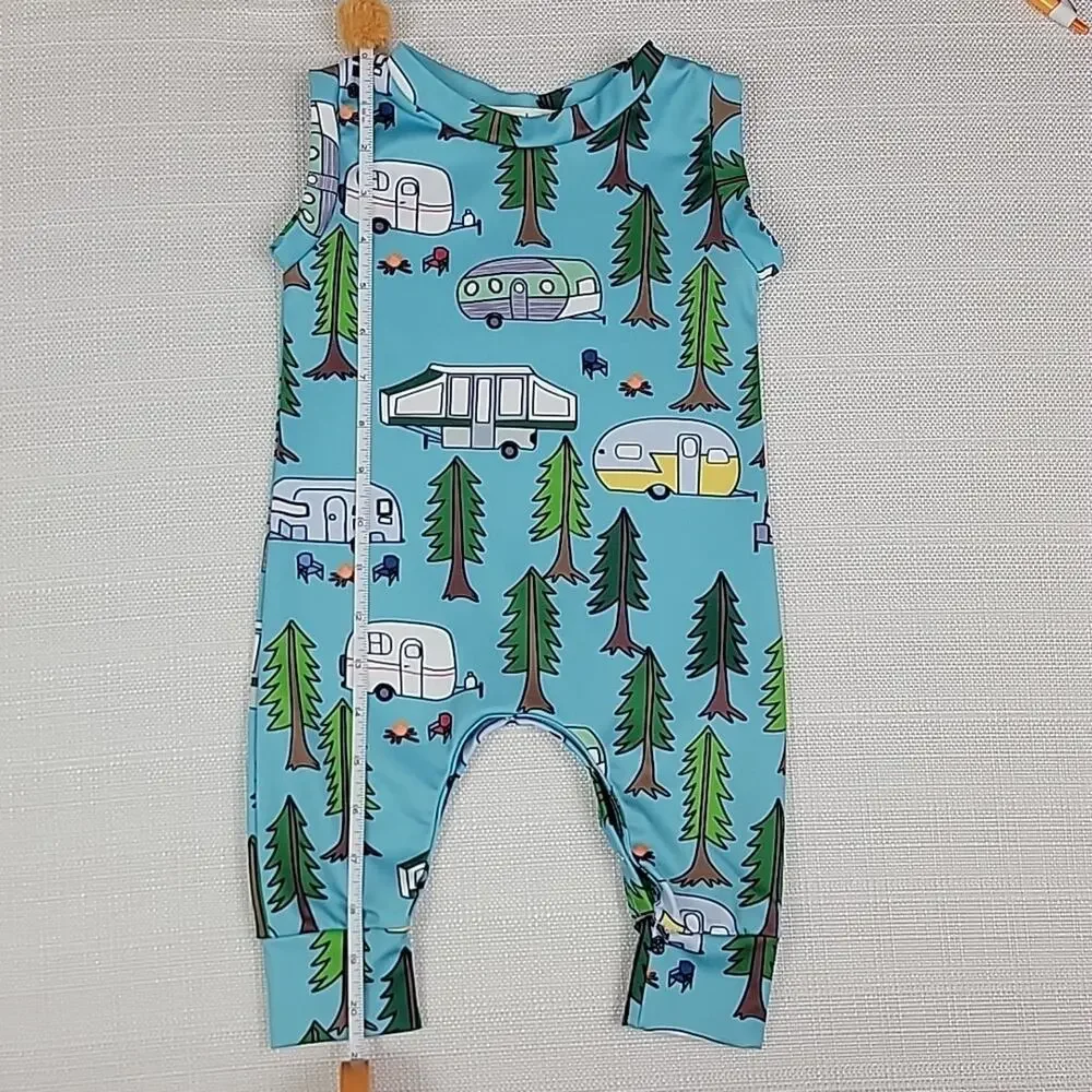 Floral Pig‎ campers romper 12 M